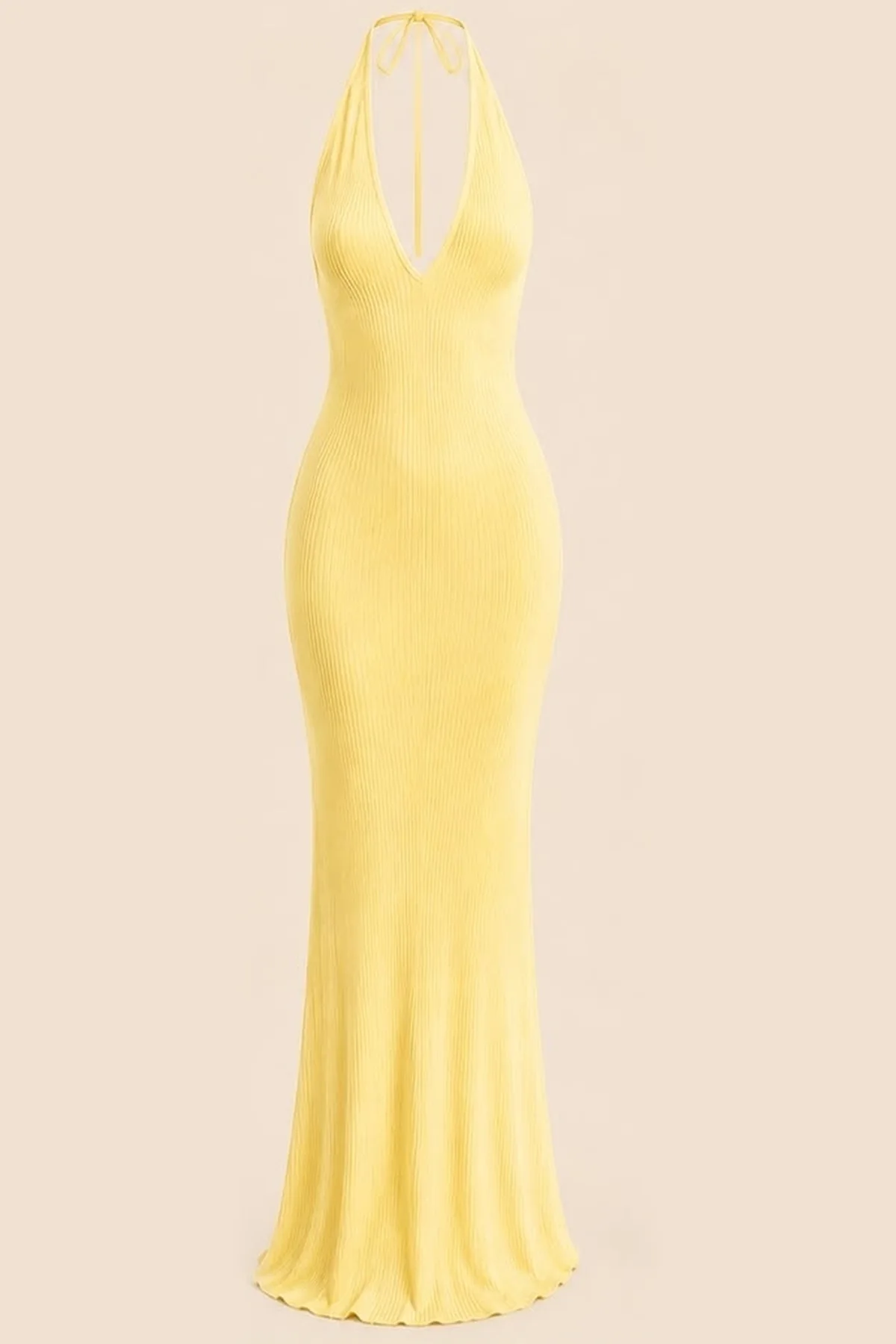 Luna Dress in Butter Yellow